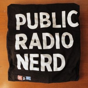 NPR Public Radio Nerd Zip-up Jacket w/ Hood Small